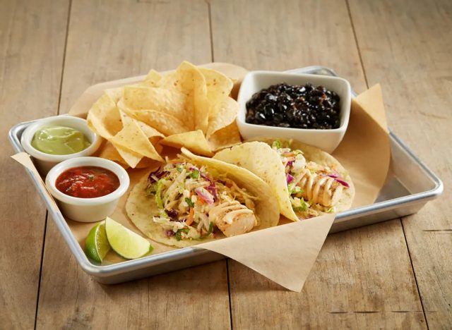 BJ's Restaurants mahi mahi tacos