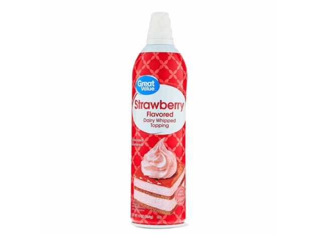 great value strawberry whipped cream