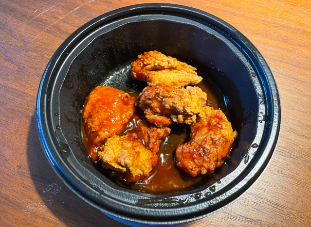 kfc boneless wings in takeout container