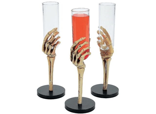 skeleton hand flutes