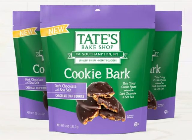 Tate's Bake Shop Cookie Bark Dark Chocolate with Sea Salt 