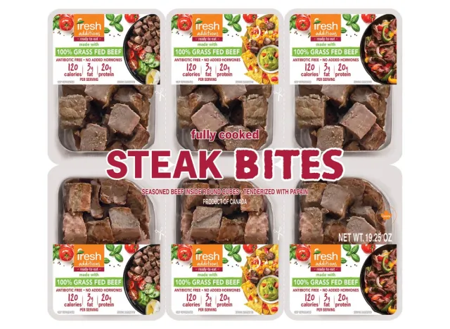 Fresh Additions Fully Cooked Steak Bites