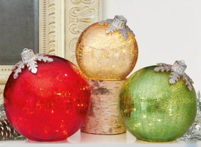 Glass Table Top Ornaments
