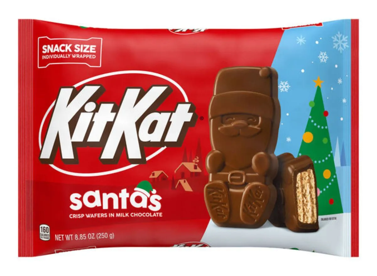 Kit Kat Has a New SantaShaped Candy For the Holidays
