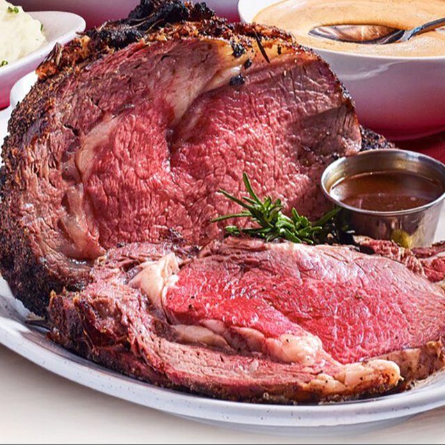 Prime rib au jus at Perry's Steakhouse
