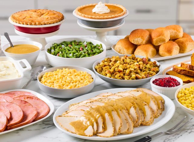 Bob Evans Thanksgiving dishes