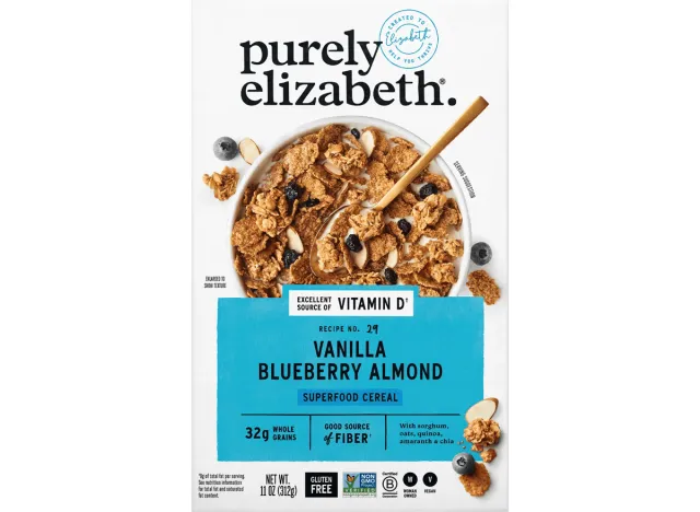Purely Elizabeth Vanilla Blueberry Almond Superfood Cereal With Vitamin D