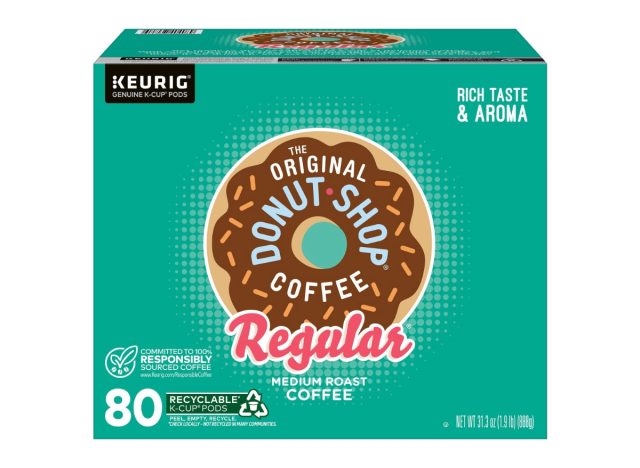 the original donut shop coffee regular medium roast coffee pods