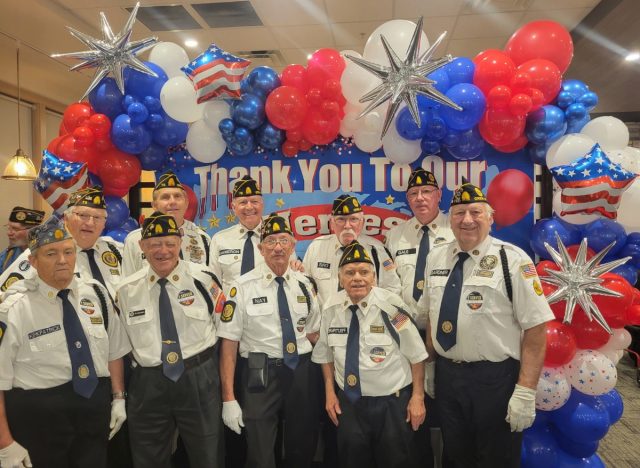 Veterans at Golden Corral's Military Appreciation Night