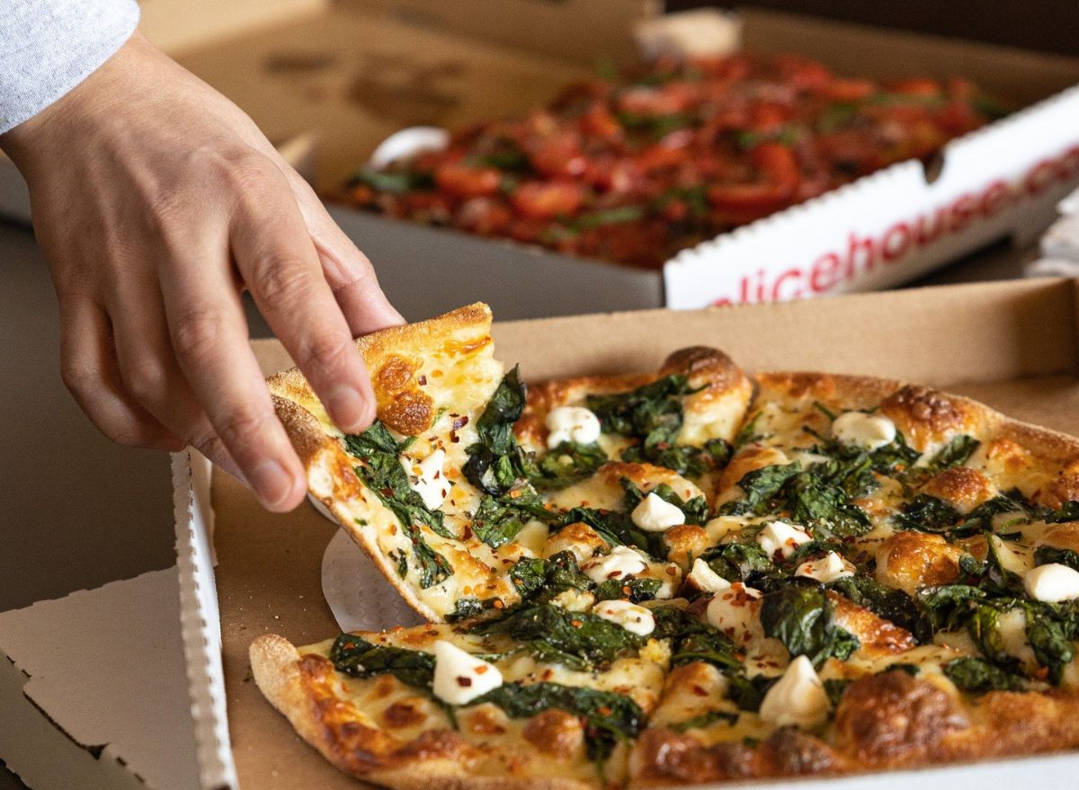 Slice House pizzas