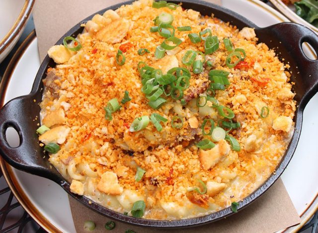 Buttermilk & Bourbon Baked Brisket Mac & Cheese