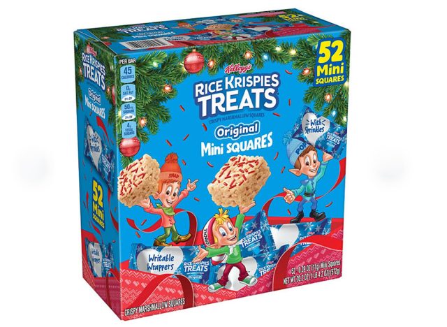 Rice Krispies Treats Mini Squares, Winter Sprinkles