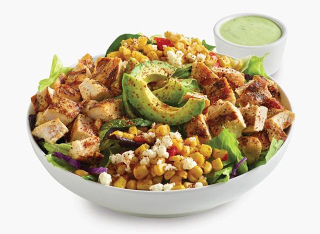 El Pollo Street Corn Double Pollo Fit Bowl