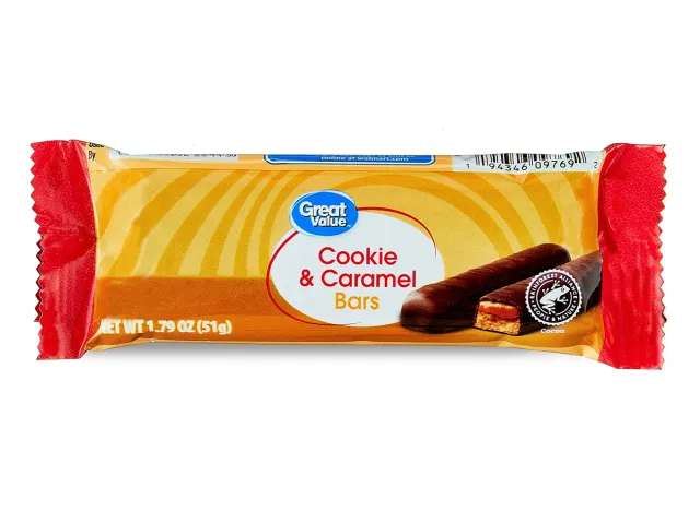 Great Value Cookie & Caramel Bars