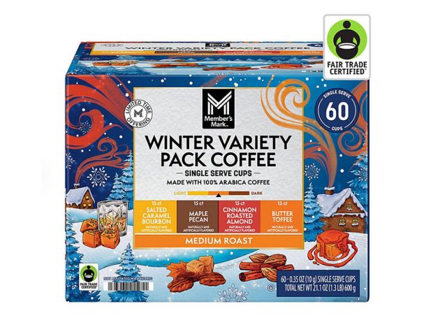 Member's Mark Medium Roast Winter Coffee Pods