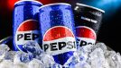 POZNAN, POL - AUG 7, 2024: Cans of Pepsi, a carbonated soft drink produced and manufactured by PepsiCo. The beverage was created and developed in 1893 under the name Brad's Drink