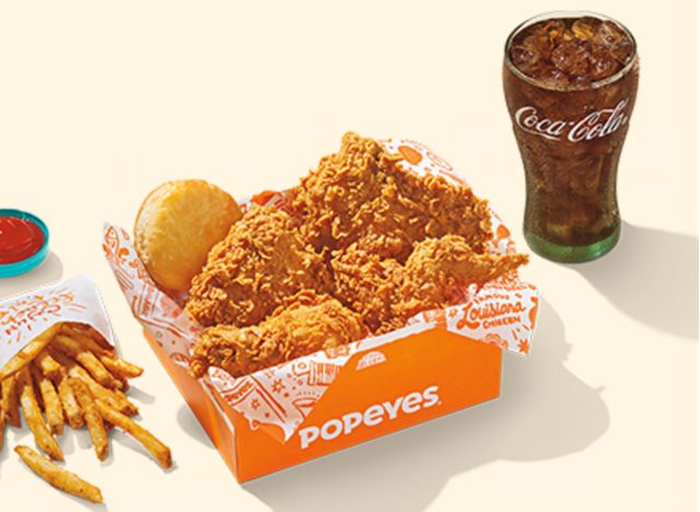 Popeyes Number #1 Combo - Wings and Fries