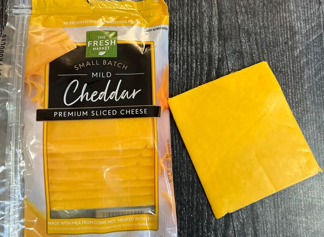 The Fresh Market Thin Sliced Mild Cheddar Cheese