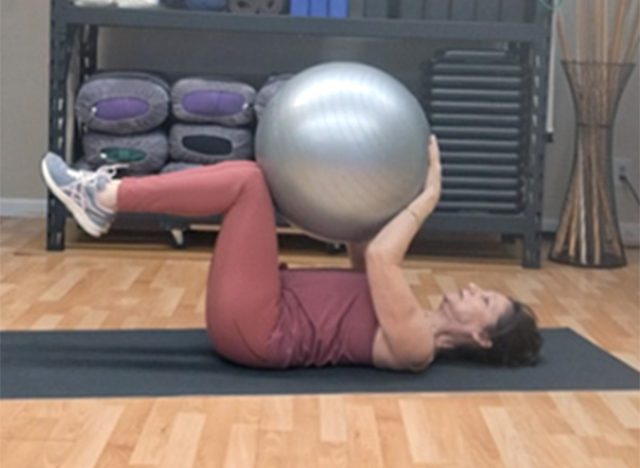 Dead Bug with Stability Ball