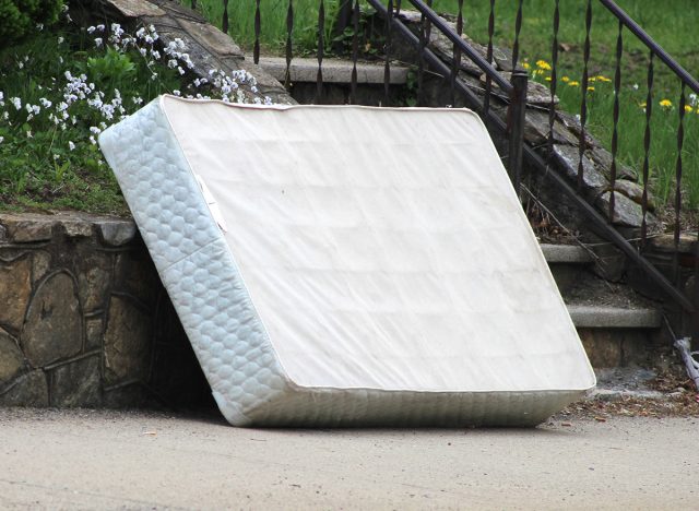Old, used mattress