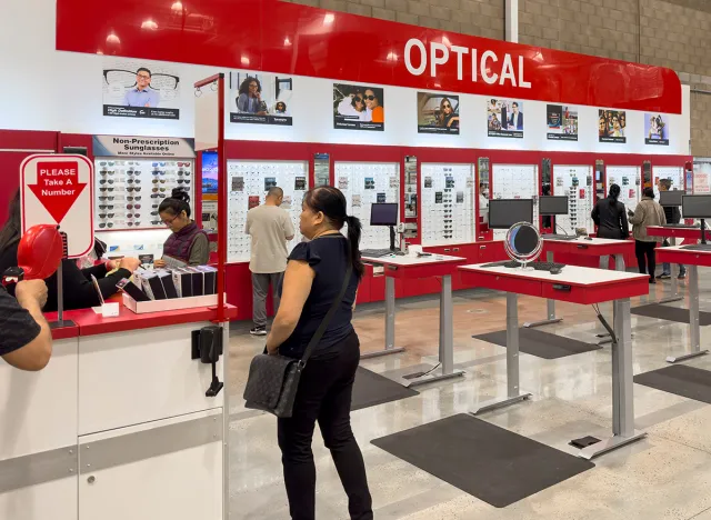 A view of the Optical Department, seen at a local Costco.