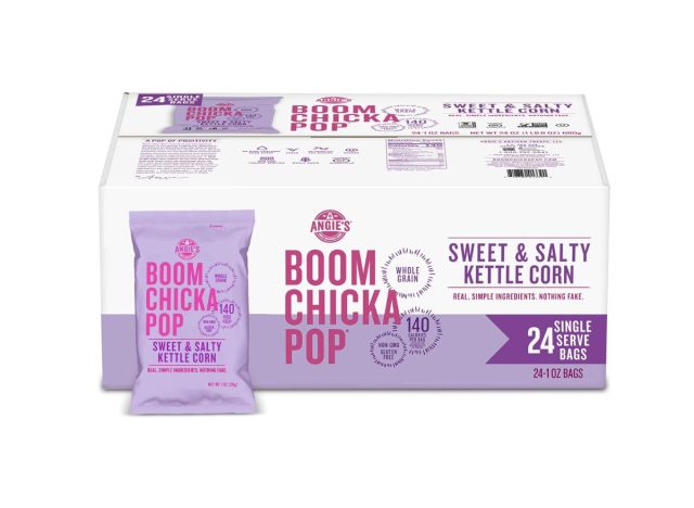 box of Boom Chicka Pop on a white background