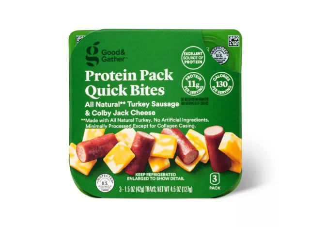 Protein Pack Quick Bites on a white background