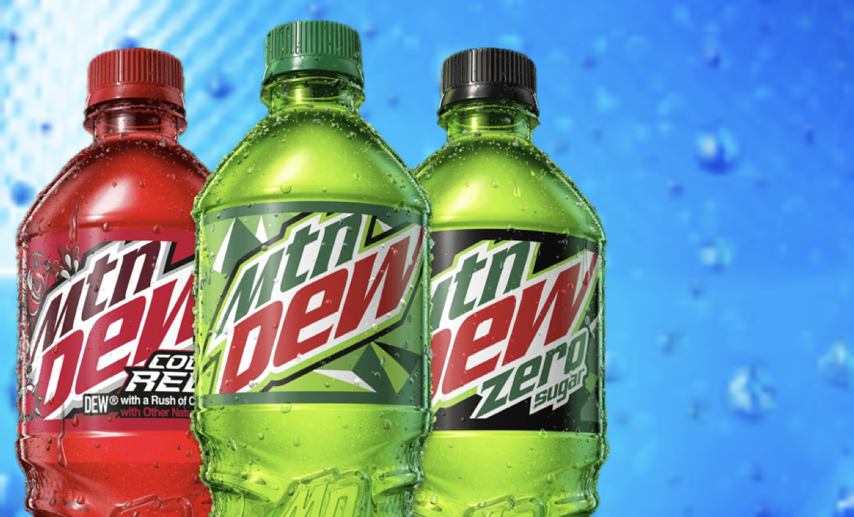 Mountain Dew, groceries, soda