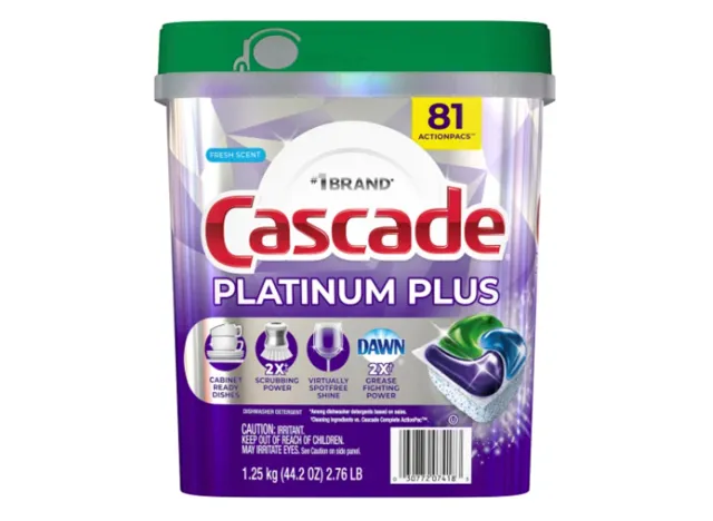 Cascade Platinum Plus Dishwasher Detergent ActionPacs