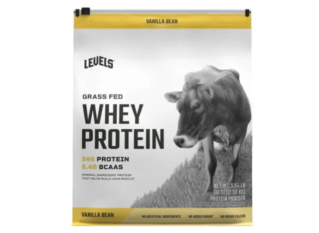Levels Grass Fed Whey Protein, Vanilla Bean
