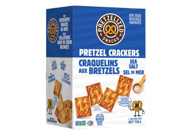 Pretzelized Sea Salt Crackers