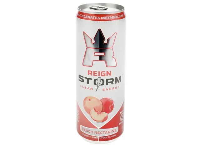 Reign Storm Peach Nectarine Drink