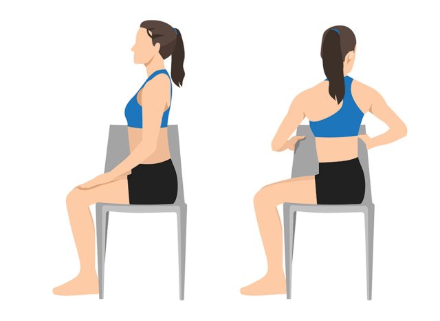 Seated Torso Twist, Spinal Twist