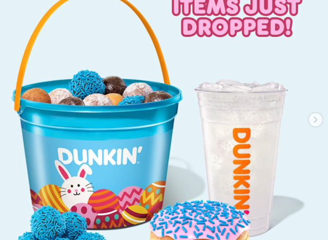 Dunkin’s Munchkins Have Wild New Flavors and a Bright Blue Bucket