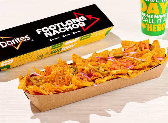 Subway and Doritos Wild New Footlong Nachos