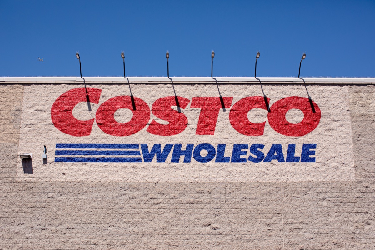 Mountain View, California US - August 21, 2024: closeup of the sign of Costco Wholesale Corporation on one of the stores in Silicon Valley, SF Bay Area. Costco Wholesale exterior trademark logo