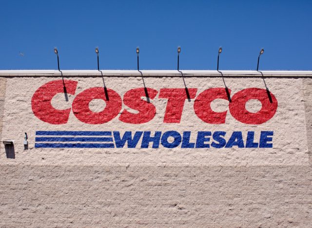 Mountain View, California US - August 21, 2024: closeup of the sign of Costco Wholesale Corporation on one of the stores in Silicon Valley, SF Bay Area. Costco Wholesale exterior trademark logo
