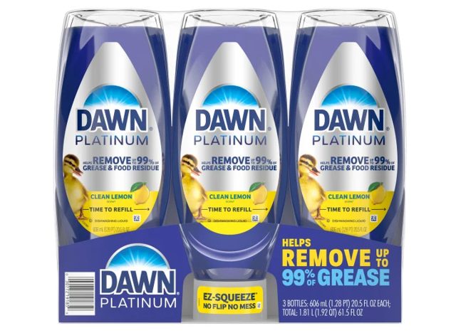 Dawn Platinum Dish Soap, Clean Lemon, 20.5 fl oz, 3-count