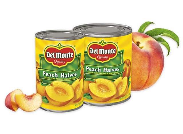Del Monte Peach Halves in Heavy Syrup