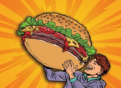 Enormous Fast Food Sandwiches