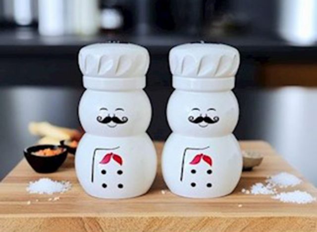 Fletcher's Mill Salt and Pepper Shakers 