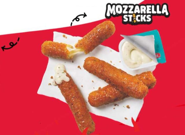 Jack in the Box Nashville Hot Mozzarella Sticks