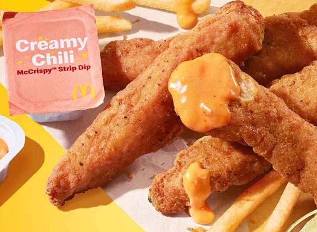 McDonald's McCrispy Strips and Creamy Chili Dip