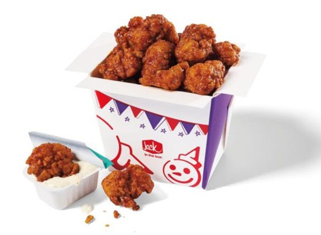 Jack in the Box Nashville Hot Popcorn Chicken 
