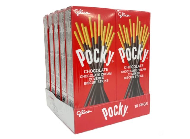 Pocky Cream Covered Biscuit Sticks, Chocolate