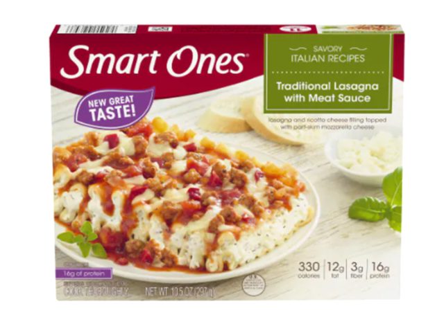 Smart Ones Traditional Lasagna with Meat Sauce & Mozzarella Cheese Frozen Meal
