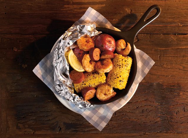 Campfire Shrimp Skillet