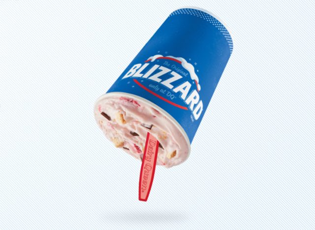 Dairy Queen Dipped Strawberry Cheesecake Blizzard® Treat