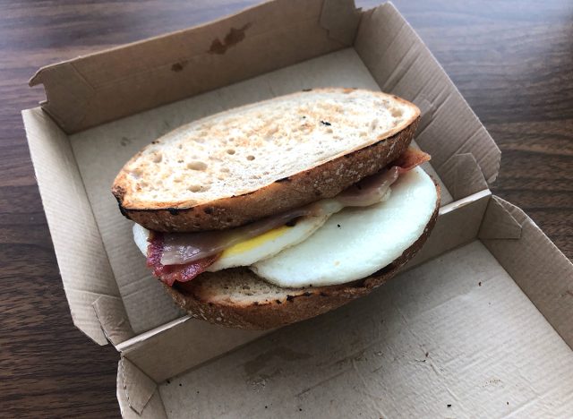 Dunkin' Donuts Sourdough Breakfast Sandwich