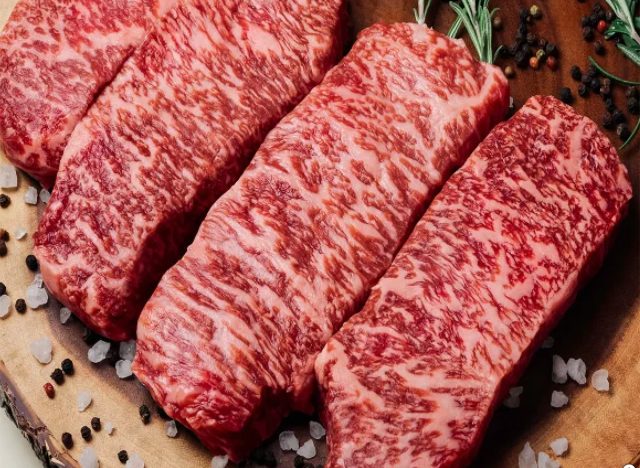 Japanese Wagyu Center Cut New York Strip Steaks